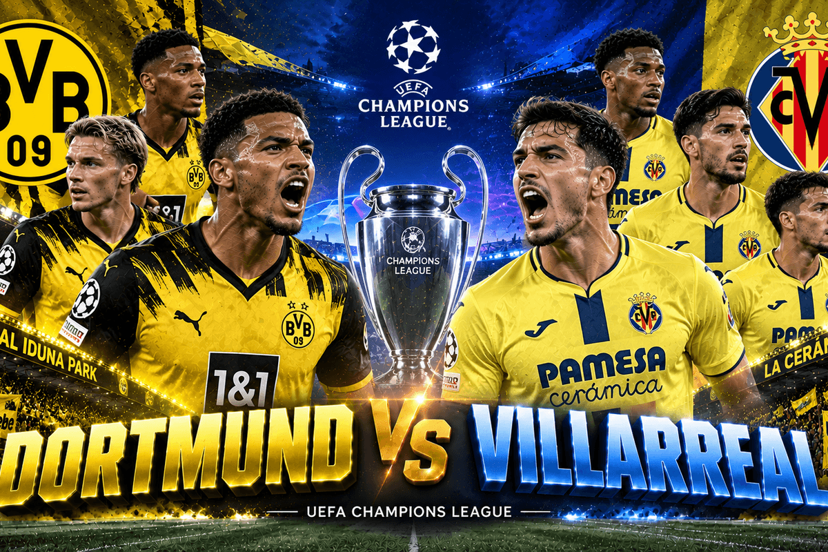 Soi kèo Dortmund vs Villarreal lượt trận vòng bảng Champions League | OK9